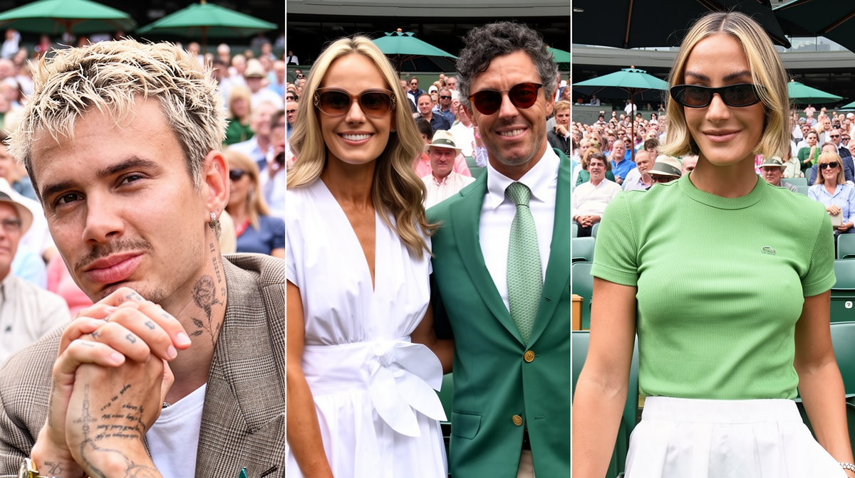 海博体育官网 - 24小时直击 | Wimbledon 2026 第3日：、Rory McIlroy与Frankie Bridge 现场观战 - 海博体育